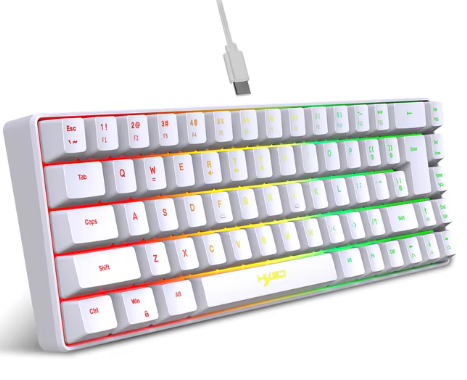 HXSJ V200 Wired K68 RGB Streamer Mini Gaming Keyboard